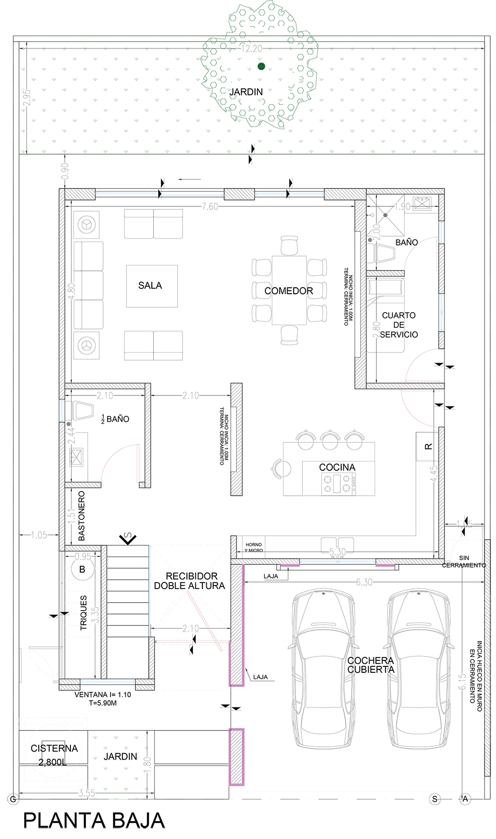 Casa en Venta Sierra Alta 4to Sector - Planta Baja